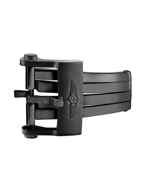 breitling deployment buckle a20d black steel|Steel 20mm Deployment Men's Buckle A20D.1 .